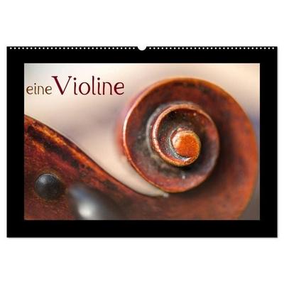 eine Violine (Wandkalender 2027 DIN A2 quer), CALVENDO Monatskalender