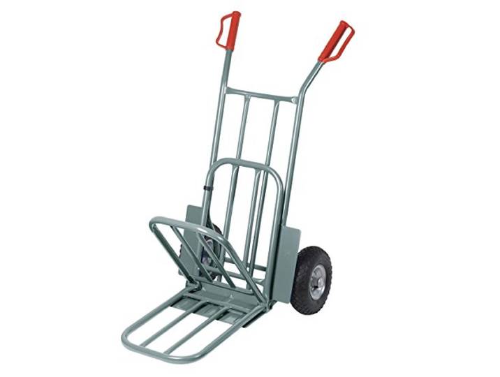 Ribitech - prcdbv - Chariot diable bavette rabattable 2 roues 250kg