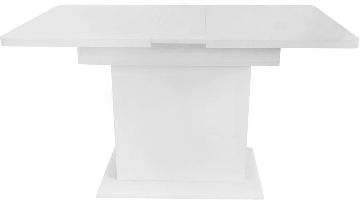 Learnlogic multifunctionele uitschuifbare eettafel met opbergruimte, rechthoekig, wit
