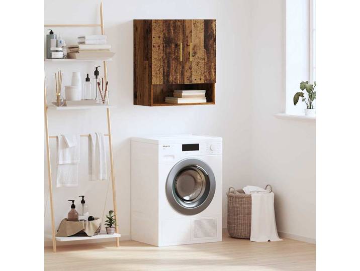 vidaXL Wandschrank 60 x 31 x 70 cm Holzwerkstoff Altholz