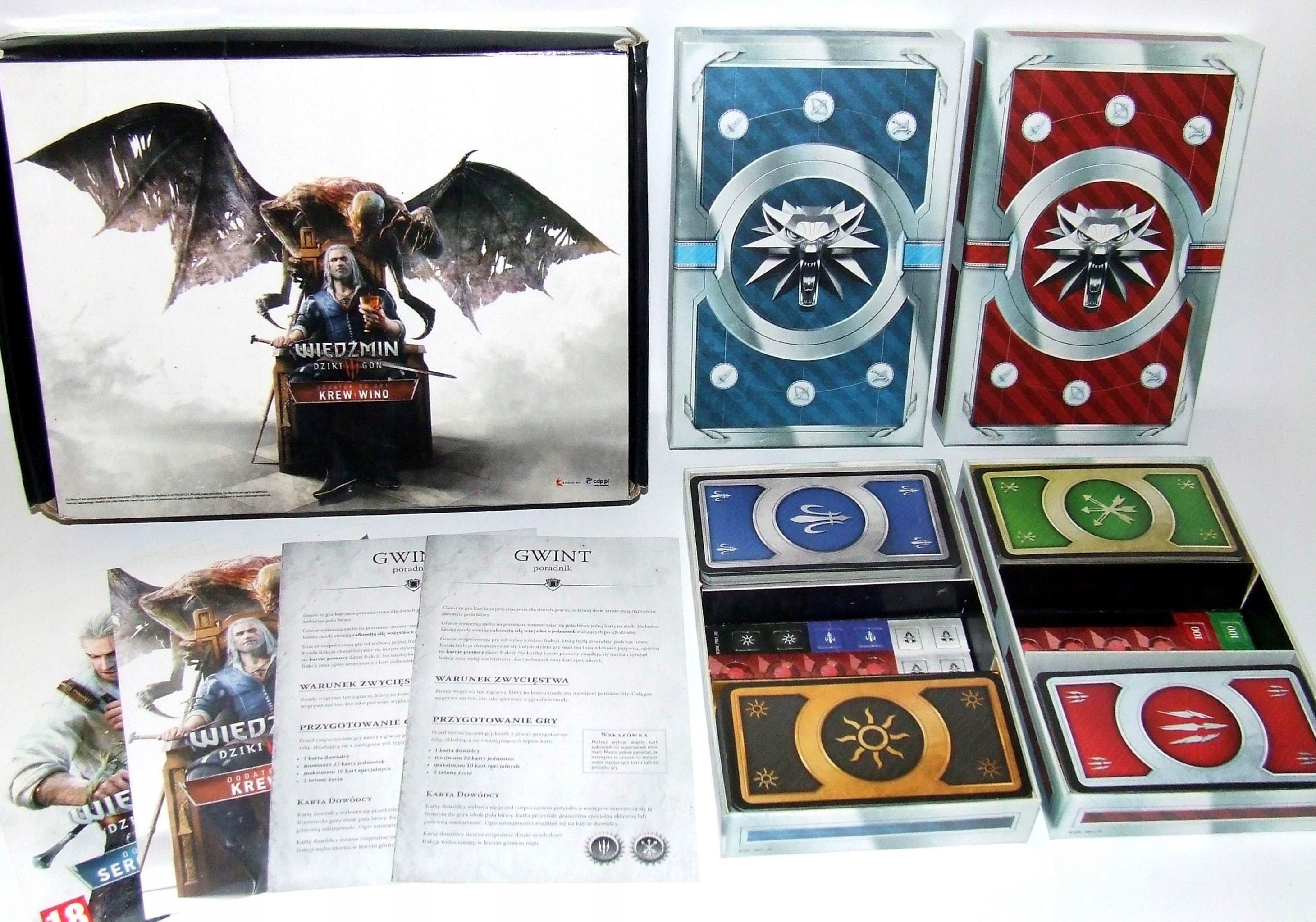 4 Decks - Cards For Playing Gwent In The Witcher 3 [Blood And Wine + Hearts Of Stone]