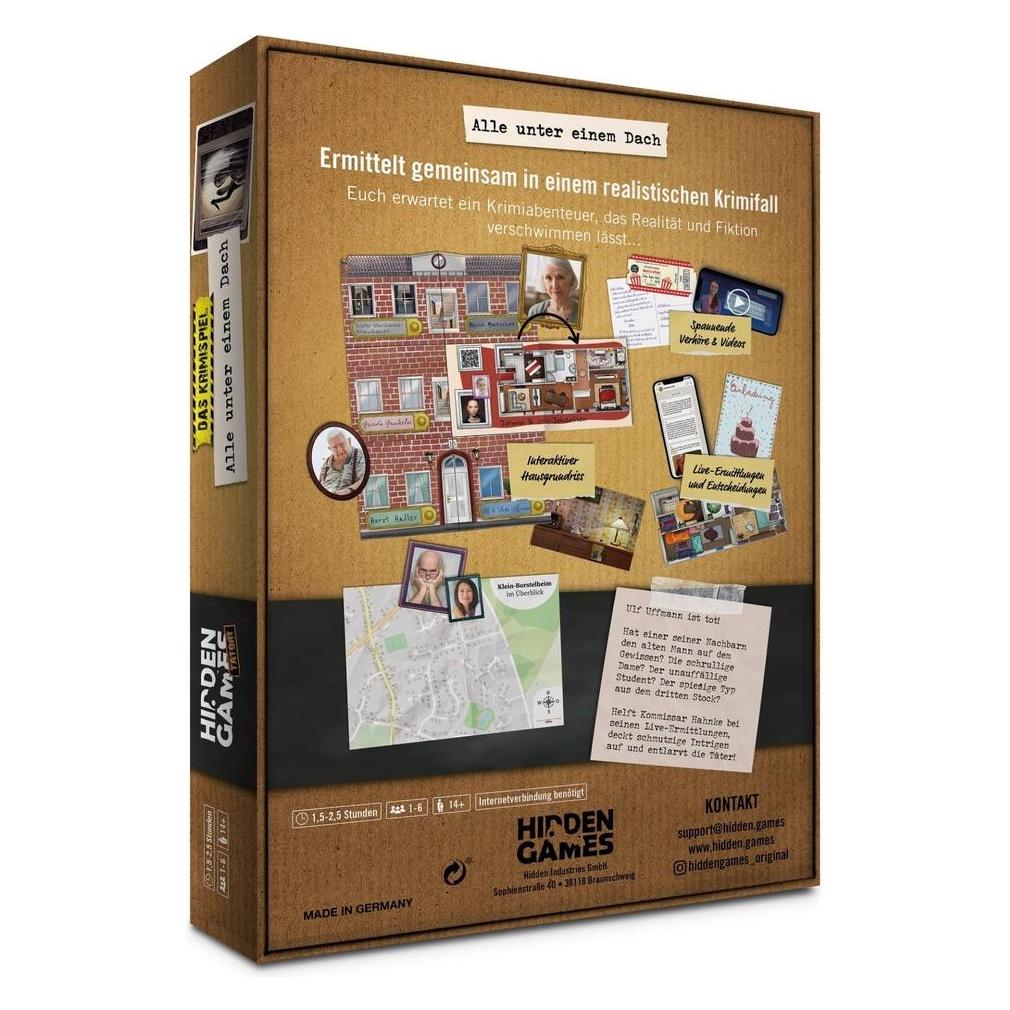 Hidden Games Tatort: Alle unter einem Dach ( Fall 13) (Deutsch, 1 - 6 Spieler) (HID00019)