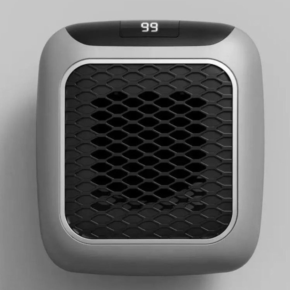 Slimme keramische ventilatorkachel met afstandsbediening, 500W, Grijs