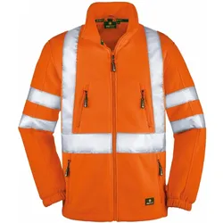 BIG Arbeitsschutz,  Warnschutz-Fleecejacke SEATTLE leuchtorange,Gr.3XL (3XL)