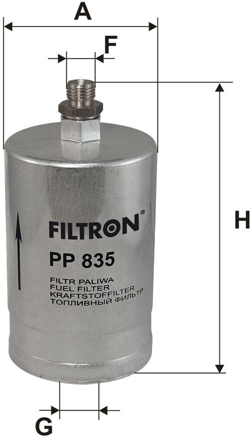 Filtron Kraftstofffilter Pp 835 Anschraubfilter 146mm Für Renault Trucks Mercedes