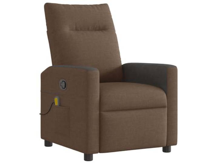 vidaXL Massagesessel Braun Stoff