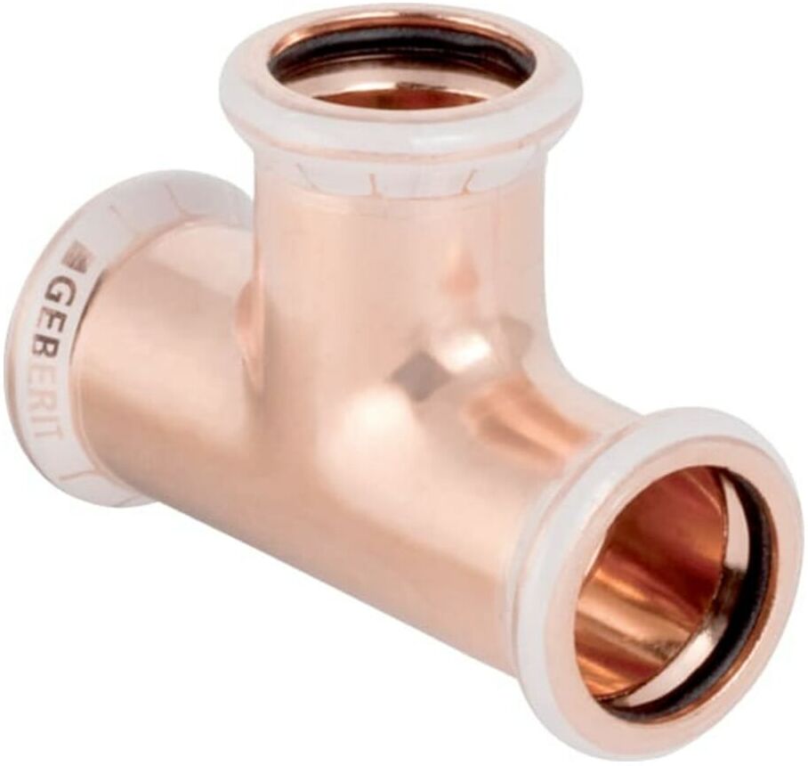 Geberit T-Stück Mapress d= 22mm, egal, Kupfer (61004)
