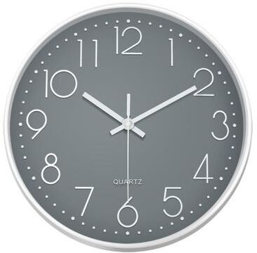 Daily Discovery Silent Non Ticking Wall Clock Digital Scale Design For Living Room Bedroom Decor style 7
