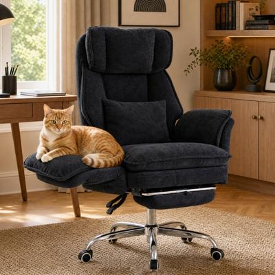 eclife Big and Tall Office Ergonomic Chair Flip Armrests for Pets