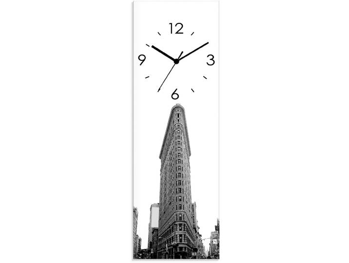 Wanduhr ARTLAND Flatiron Building New York , schwarz, B:20cm H:60cm T:1,8cm, Wanduhren, Wanduhr, wahlweise mit Quarz- oder Funkuhrwerk, lautlos ohne Tickgeräusche