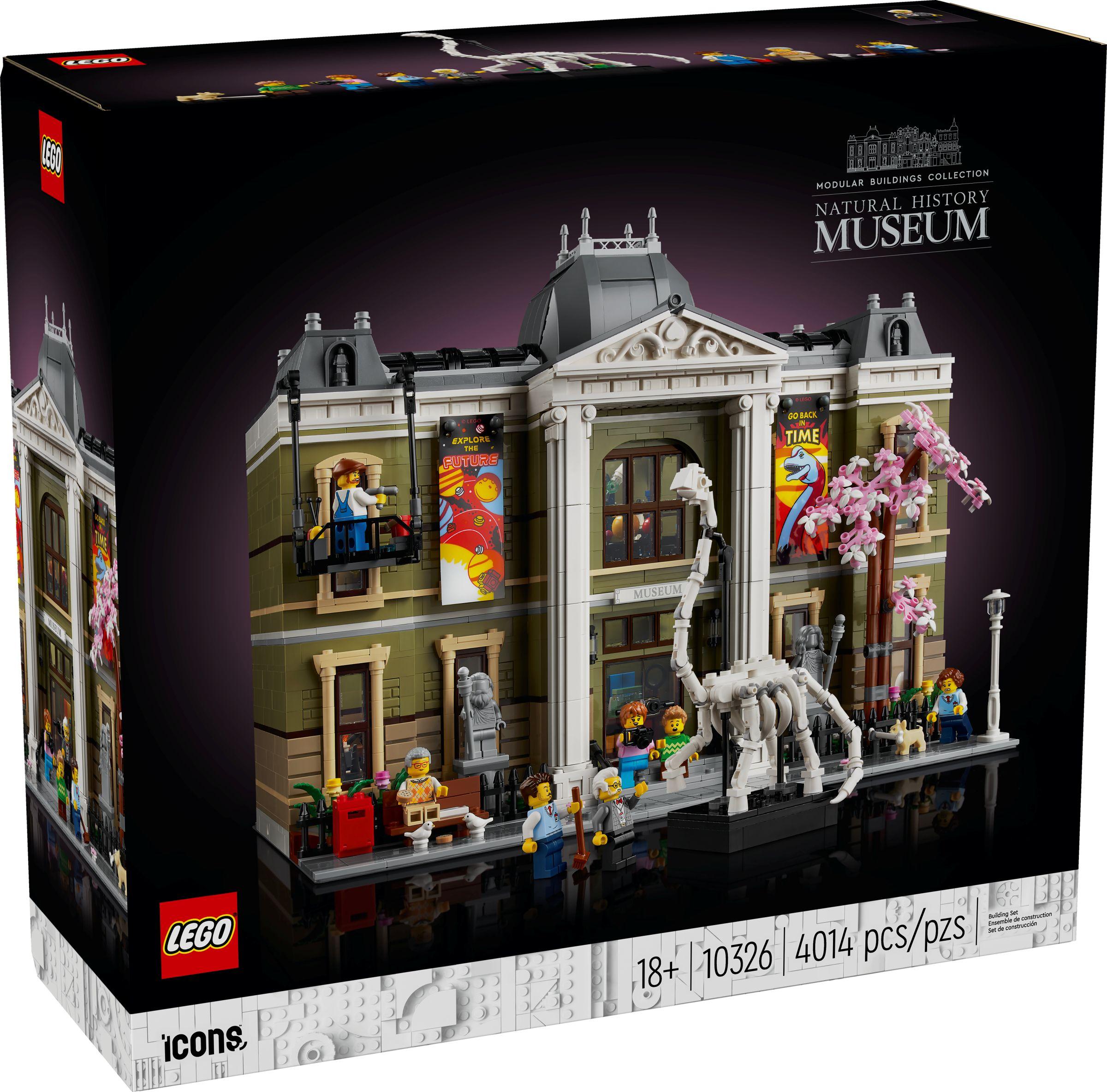 LEGO Icons Naturhistorisches Museum Architektur-Highlight für Sammler & Aussteller - 10326 Teile 4014