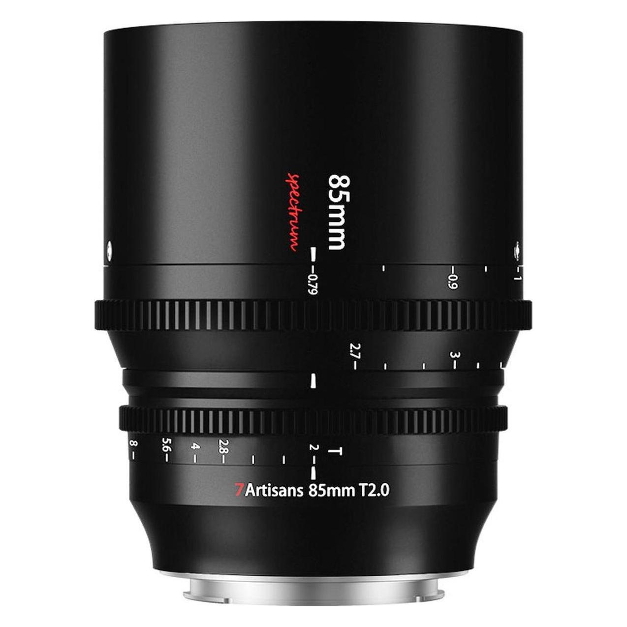 7artisans Spectrum 85mm T2.0 Sony E Vollformat (Sony E, Vollformat) (C601B)