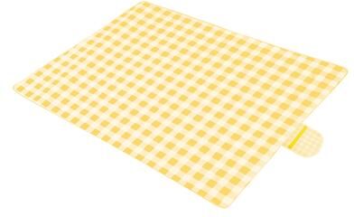 Uplifted Trends Oversized Waterproof Picnic Blanket And Sandproof Beach Mat yellow