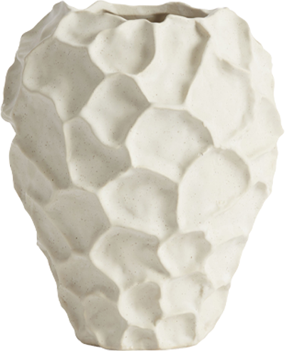 Muubs Soil Vase Vanilje, Ø18xh21,5 Cm, Keramik