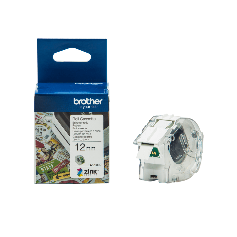 Brother CZ-1002 Farbetikettenrolle - 12 mm