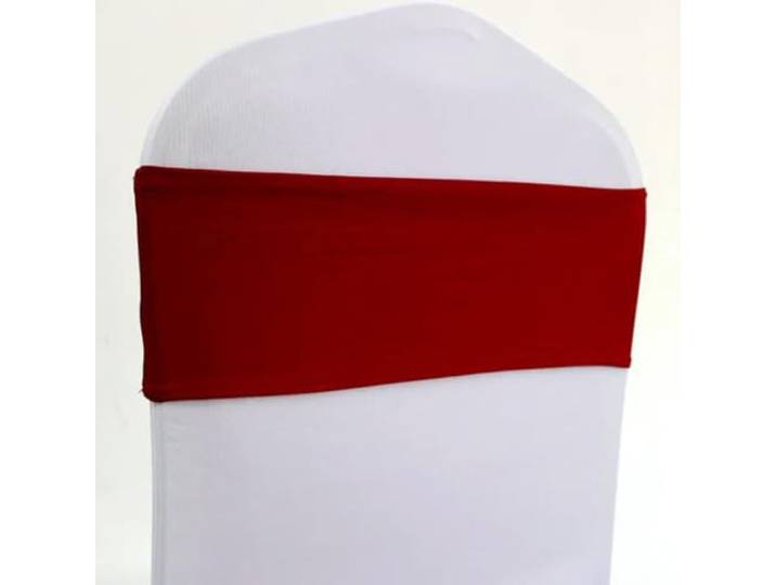HIPdudRTG Satinbänder mit Schleifen für Stühle, 10 stücke/50 stücke Spandex Hochzeit Stuhl Schärpe Schärpen Hotel(Dark Red,50pcs)