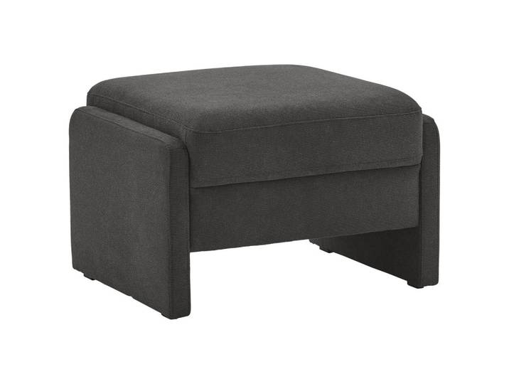 Pure Home Comfort Hocker, Anthrazit, Kunststoff, massiv, quadratisch, 70x47x60 cm, Lederauswahl, Stoffauswahl, Wohnzimmer, Hocker, Sitzhocker