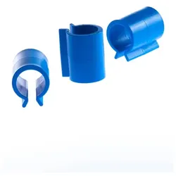 Müllsackklemme Floorstar MSK3 blau aus Kunststoff zum einfachen Befestigen des Müllsacks