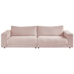 KAWOLA Sofa MADELINE 3-Sitzer Cord rosa