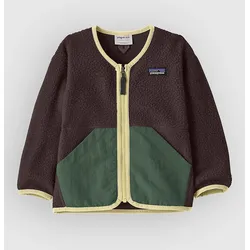 Patagonia Shearling Baby Kids Jacke den brown Gr. T04