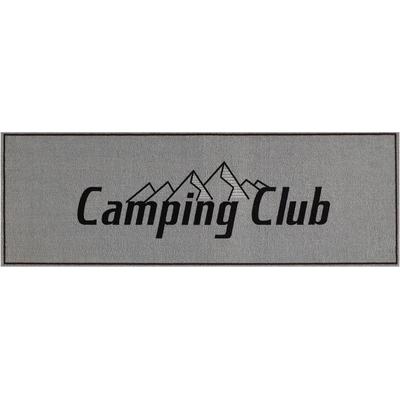 Läufer OTTO HOME "Camping", grau, B:50cm H:8,5mm L:150cm, Polyamid, Teppiche, Läufer, Mit Schriftzug, für Camper & Wohnwagen, In- und Outdoor geeignet
