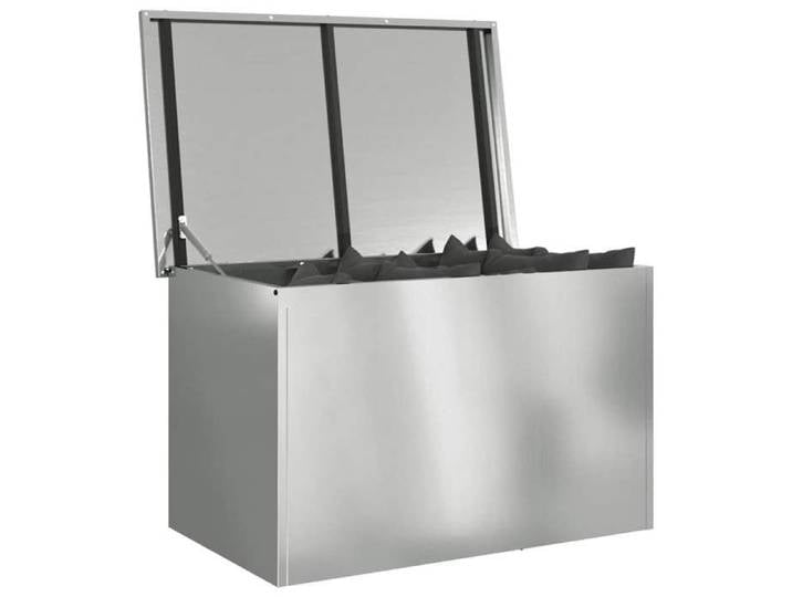 PROMOTION Boîte de Rangement Extérieure Argent 80x50 5x50 cm Acier 646399