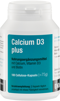 ENDIMA Vertriebsgesellschaft mbH CALCIUM D3 Plus Kapseln 75 g 01500118