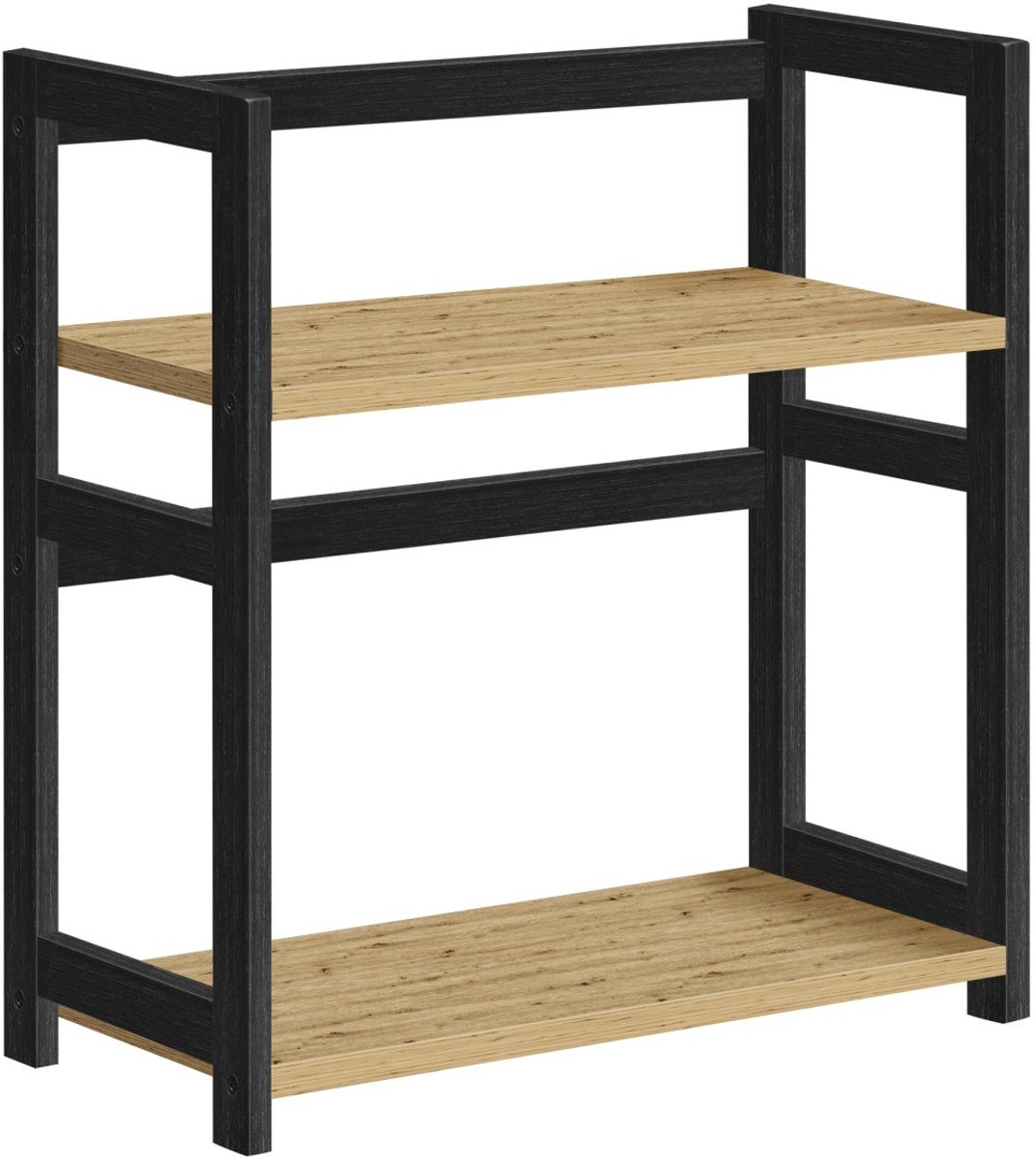 Kruidenrek OFS046B88 Artisan eiken en zwart bamboe frame - Industrieel design