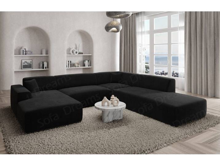 Couchlandschaft Mallorca Lounge U-Form in Stoff