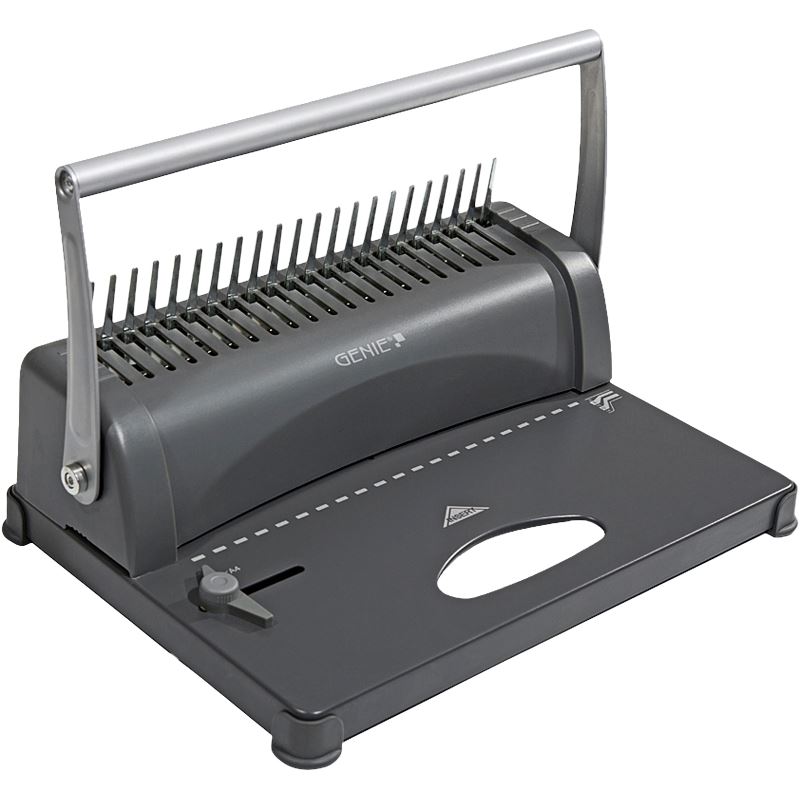 Genie Spiralbindegerät inkl. Plastikbinderücken-Set CB-850