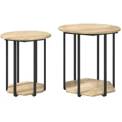 vidaXL, Couchtisch + Beistelltisch, Iside (50 x 50 x 50.50 cm)
