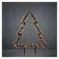 Luca Lighting, Weihnachtsbeleuchtung, Tree garden stake 175led ww