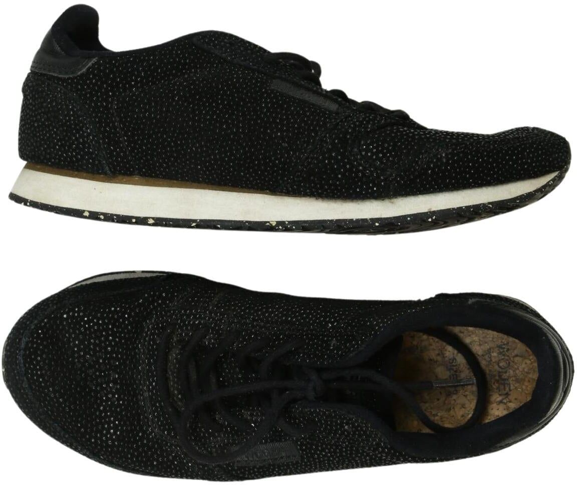Woden Damen Sneaker, Schwarz, Gr. EU 39, kein / Etikett - Second Hand