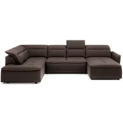 Wohnlandschaft Murillo Stoff Brown