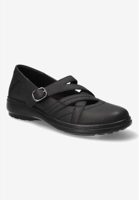Women's Wise Flats by Easy Street in Black (Size 7 M)