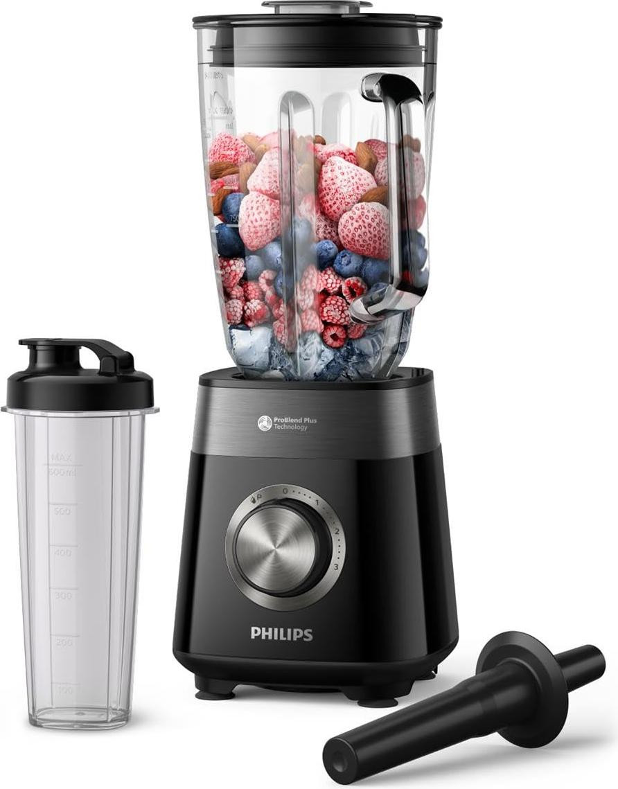 Philips 5000 serie HR3031/00 Staande blender, 2 liter, 1200 watt, Zwart