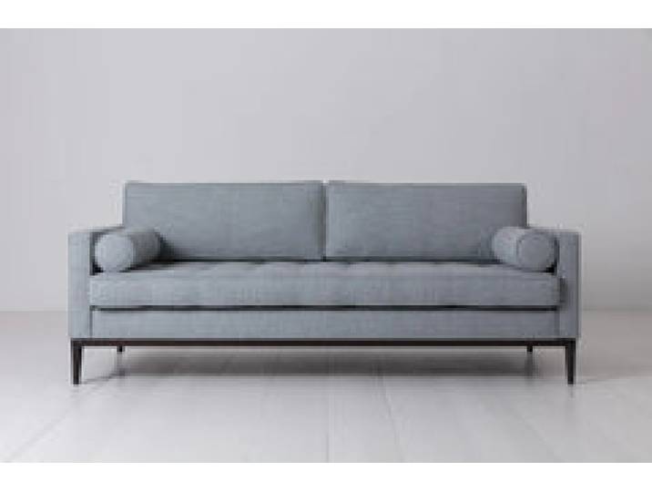 Model 02 Dreisitzer-Schlafsofa , Meerglasblau