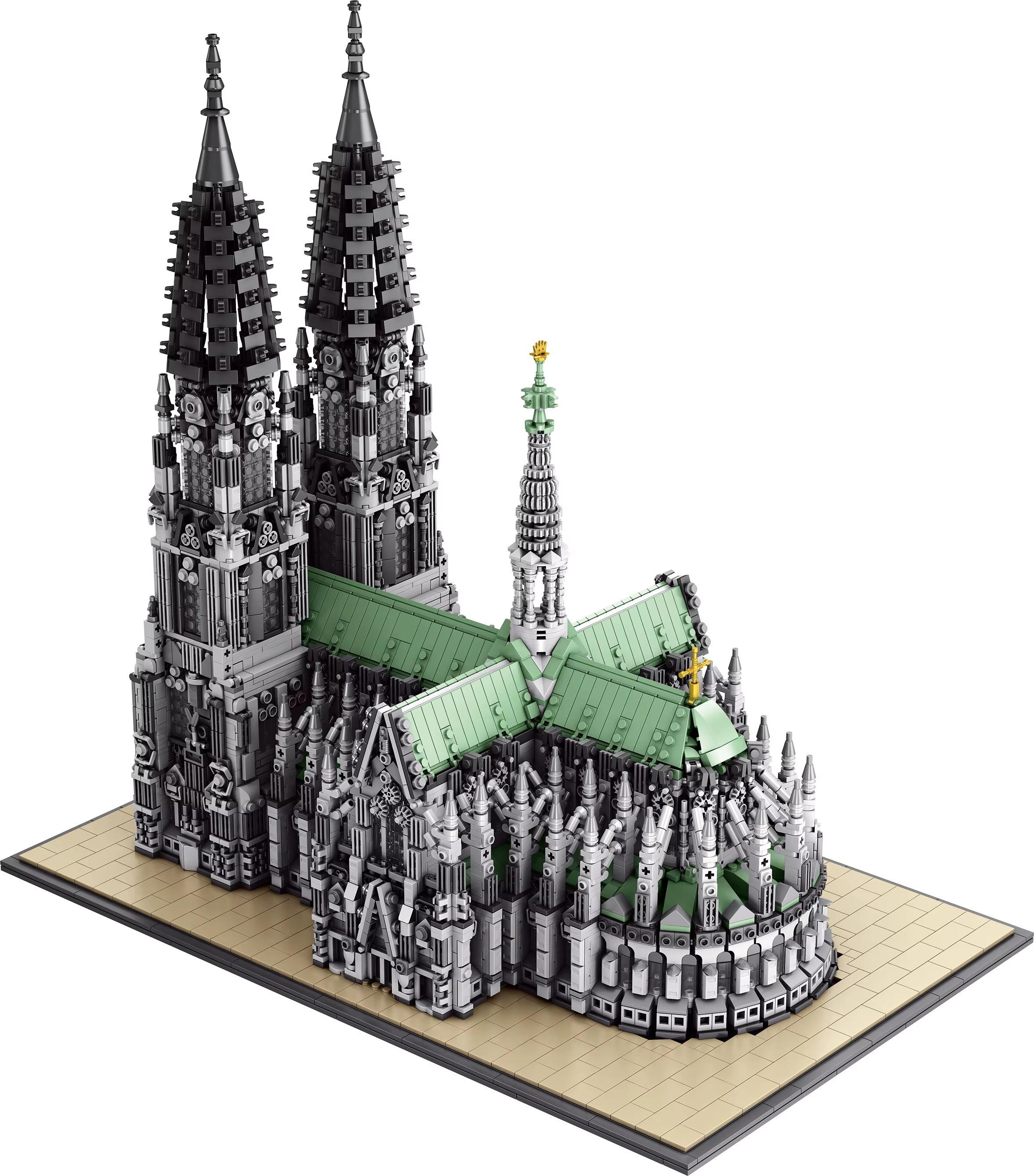 Kölner Dom - Architektur-Bausatz aus Klemmbausteinen - 8614 Teile - Mit Box - ABS-Kunststoff - Ab 14 Jahren
