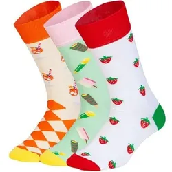 DILLY SOCKS Socken Summer Snacks, Größe 41/46 in Bunt Bunt