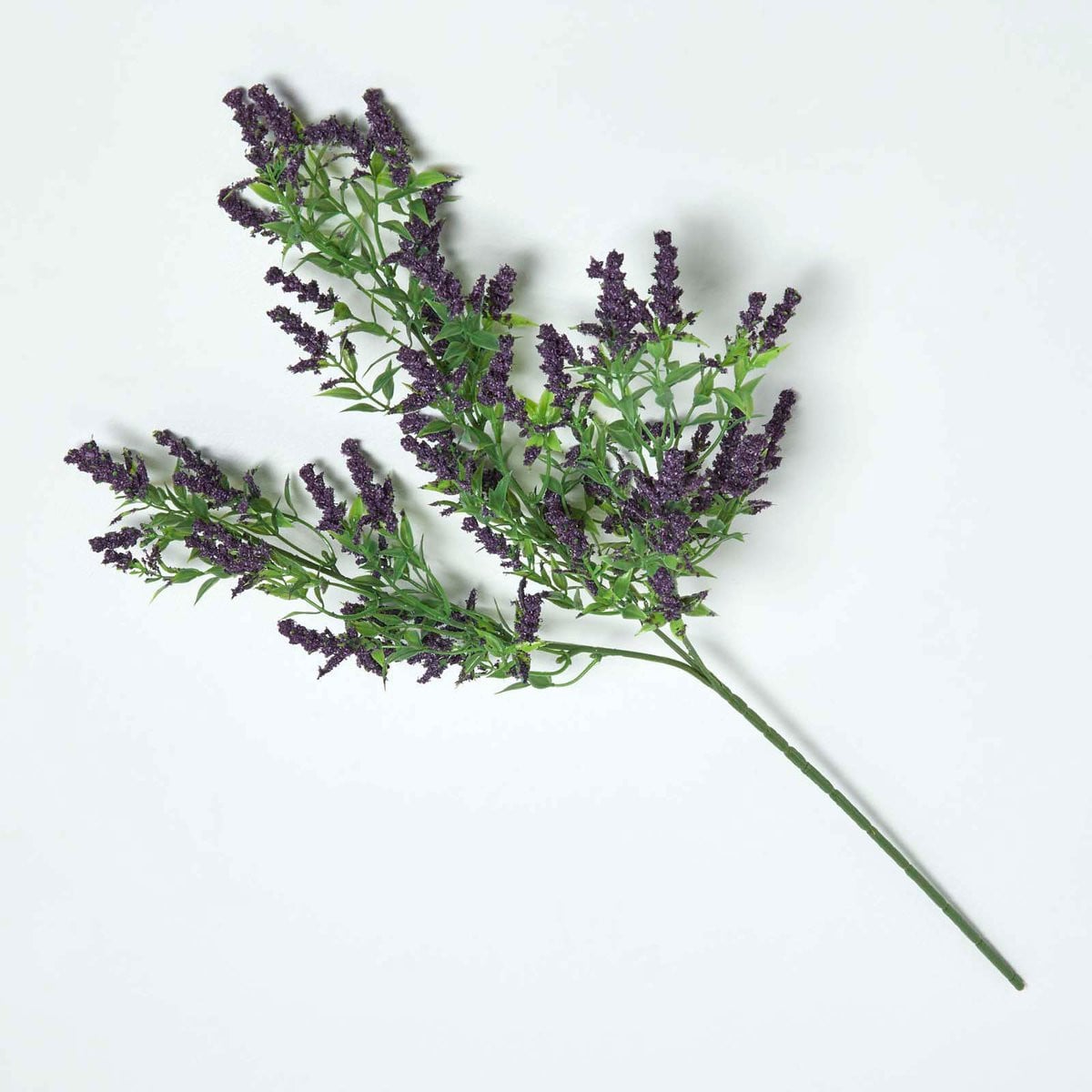 Homescapes Kunstmatige paarse lavendel met enkele stam, 69 cm hoog