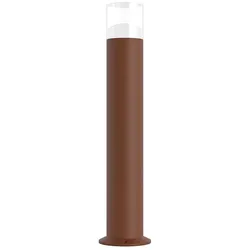 Tura XL 12W 3000K Corten-strukturierter LED-Außenstrahler - 180°-Zylinder-Stufenleuchte - Beneito & Faure - Gartenbeleuchtung