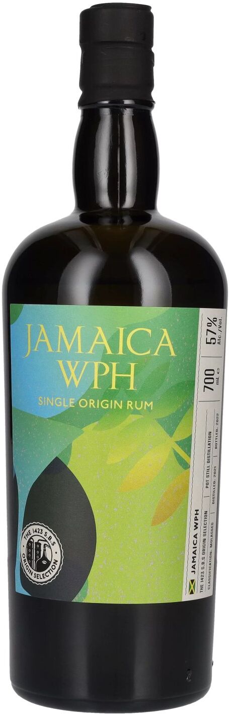 1423 World Class Spirits 1423 S.B.S JAMAICA WPH Single Origin Rum 2021 57% Vol. 0,7l