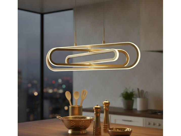 Design hanglamp Arte goud ovaal Lyora - 110160