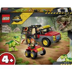 LEGO JURASSIC WORLD 77978 LEGO® JURASSIC WORLD™ Transporter für den Jungen T.Rex; Spielzeug-Dino; Bauset für Rollenspiele mit einem T.Rex, 2 Minifiguren und einem Quad; Geschenk