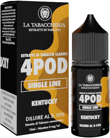 La Tabaccheria Kentucky 4pod Single Line Aroma Concentrato 10ml Tabacco