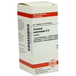 Chininum Arsenicosum D 6 Tabletten 80 St