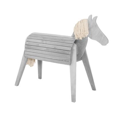 Holzpferd ROBA "Spielpferd", grau, Stehtiere, KinderB:50cm H:105cm L:126cm, B:50cm H:105cm L:126cm