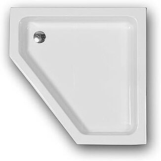 Caribia Corner 80x15 5-corner shower tray Corner 80x80x15 right