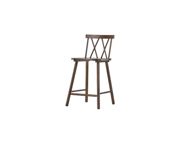 Livetastic Barhocker-Set, walnut, 43x90x44 cm, Esszimmer, Barmöbel, Barhocker