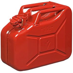 Valpro Benzinkanister 10319, 10 Liter, rot, aus Metall